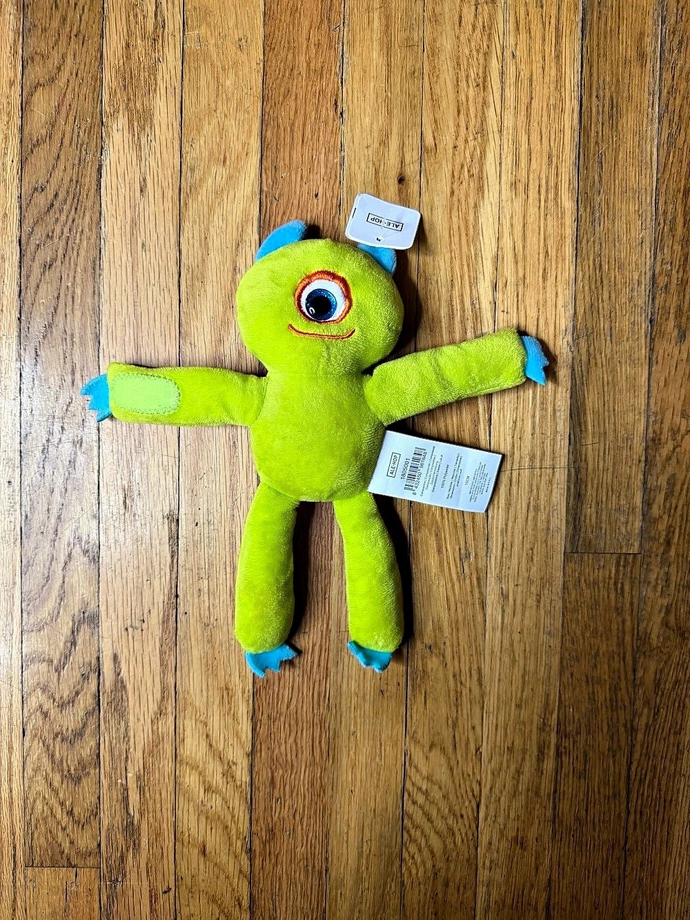 ALE-HOP Green plush monster NWT